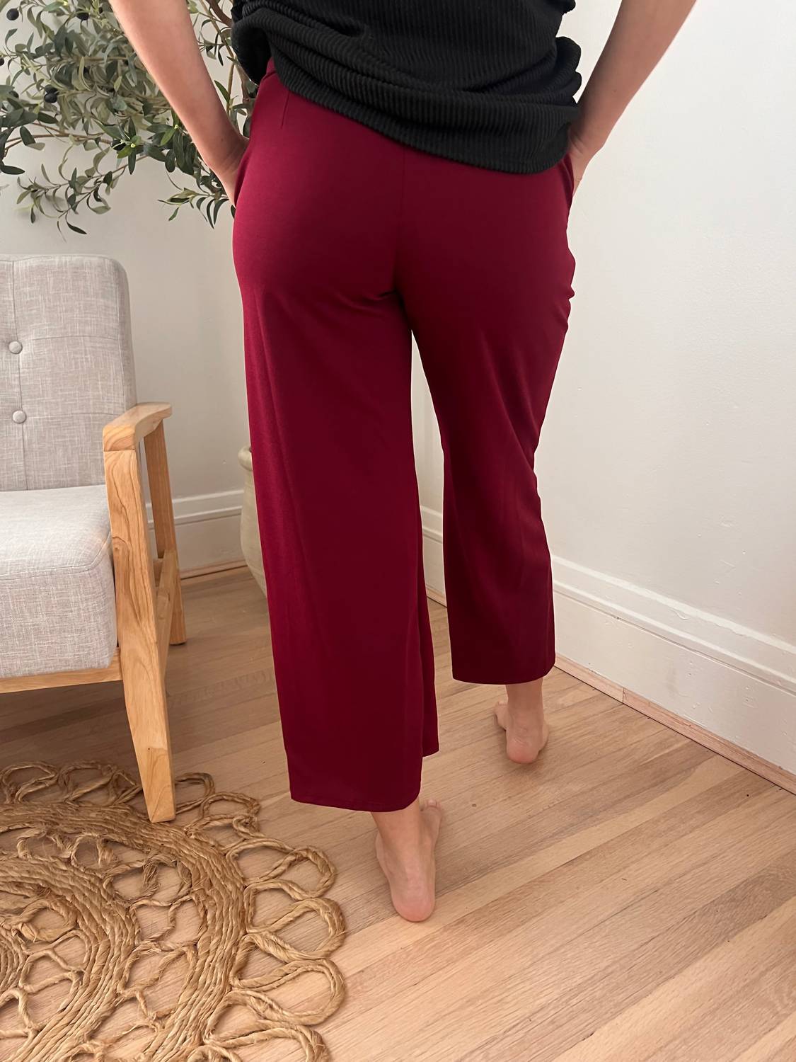 Heimish Usa - Lucy Wide Leg Stretchy Crop Pants