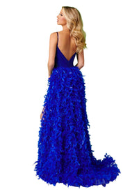 Rachel Allan - High Side Slit Gown