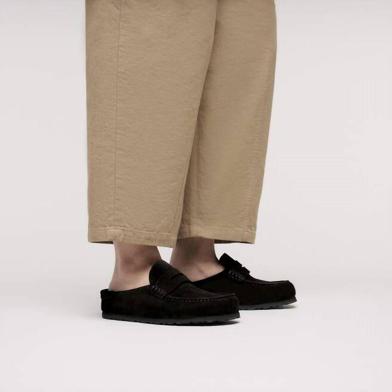 Birkenstock - Unisex Naples Wrapped Suede Leather Clogs