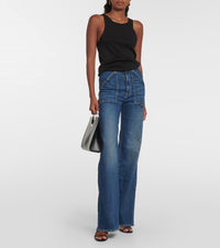 Nili Lotan - Quentin Wide Leg Jeans
