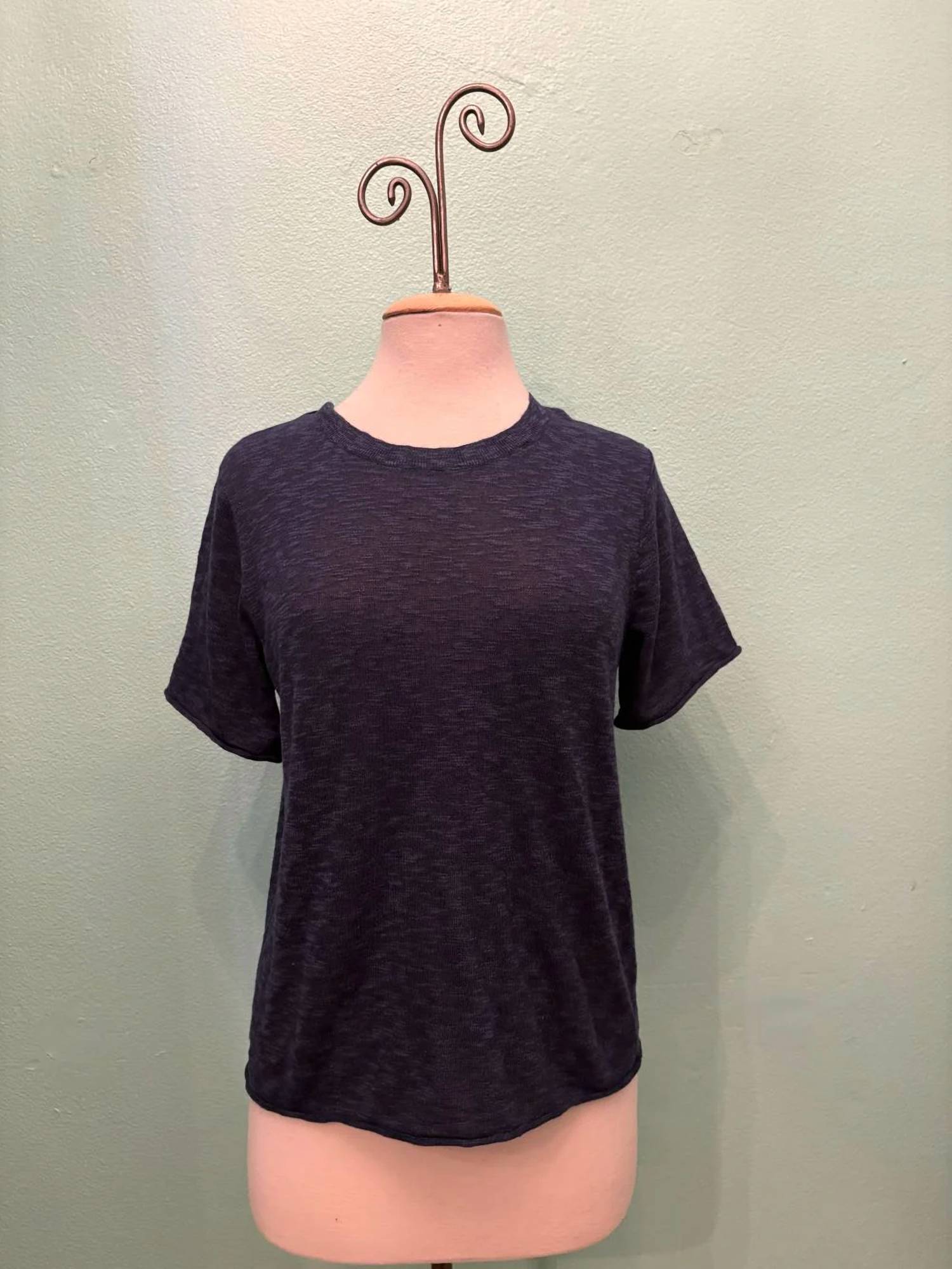 Mododoc - Women's Short Sleeve Crew Sweater