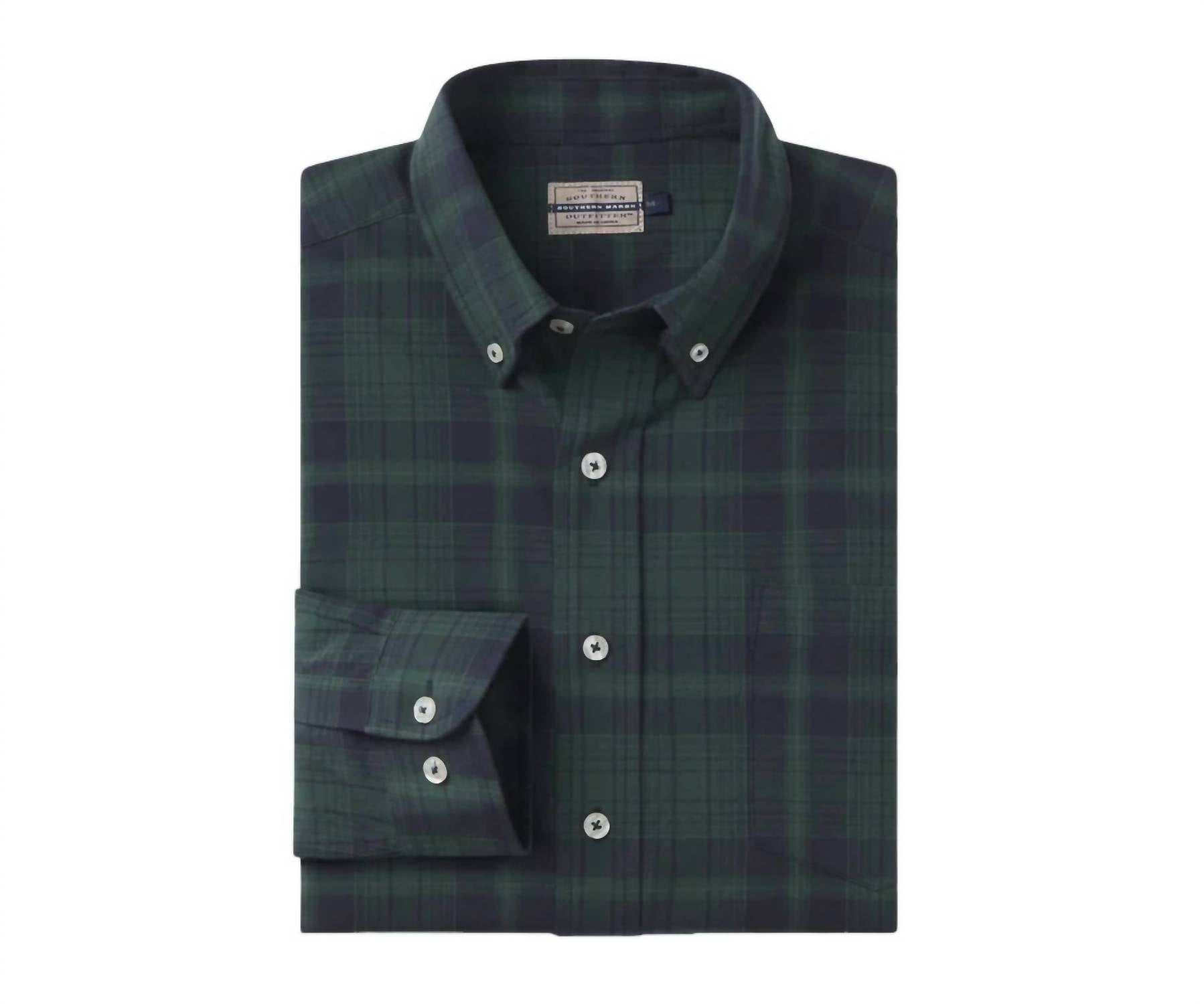 Southern Marsh - Lubbock Washed Plaid Dress Shirt