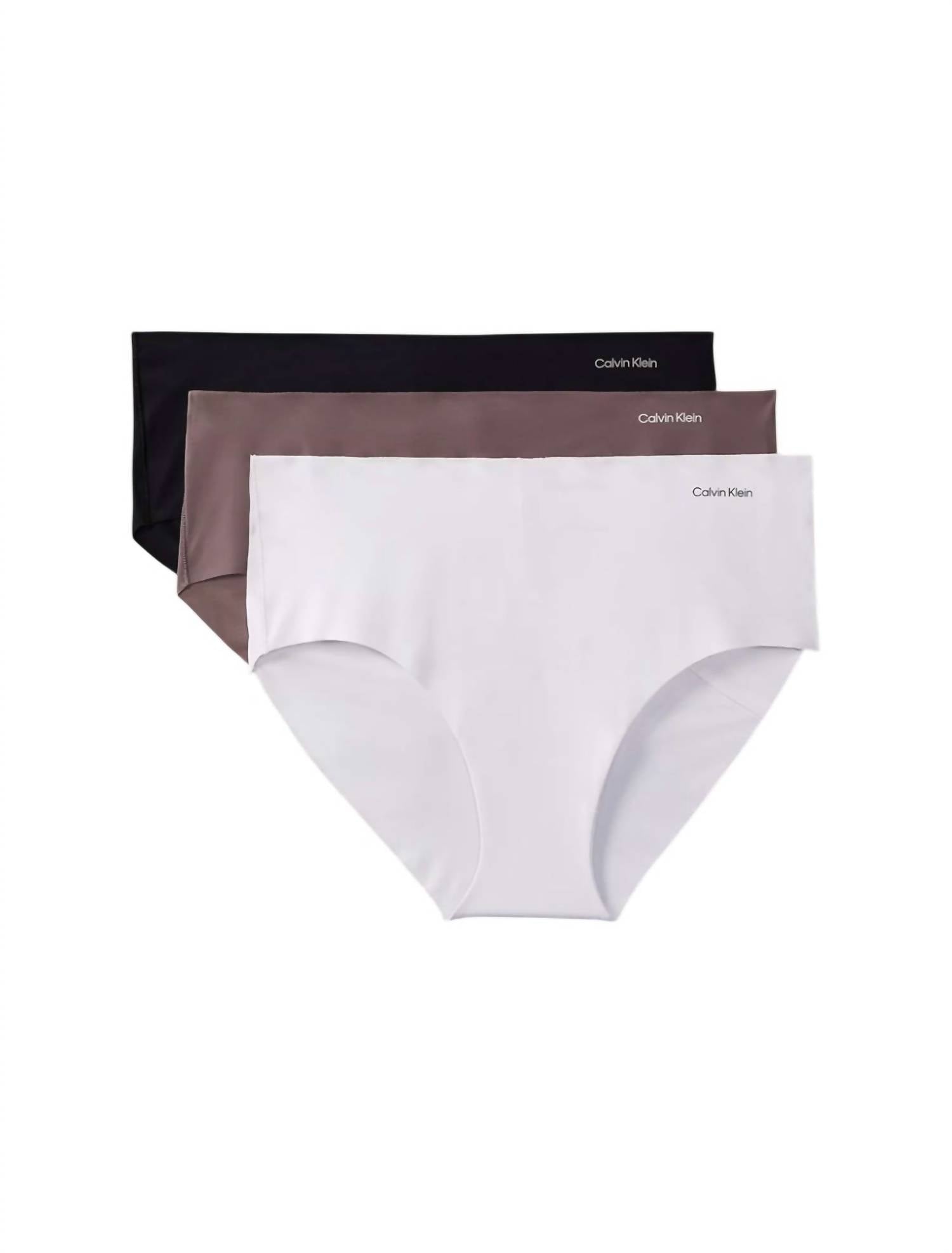 Calvin Klein - Women's Invisibles Hipster Panty - 3 Pack