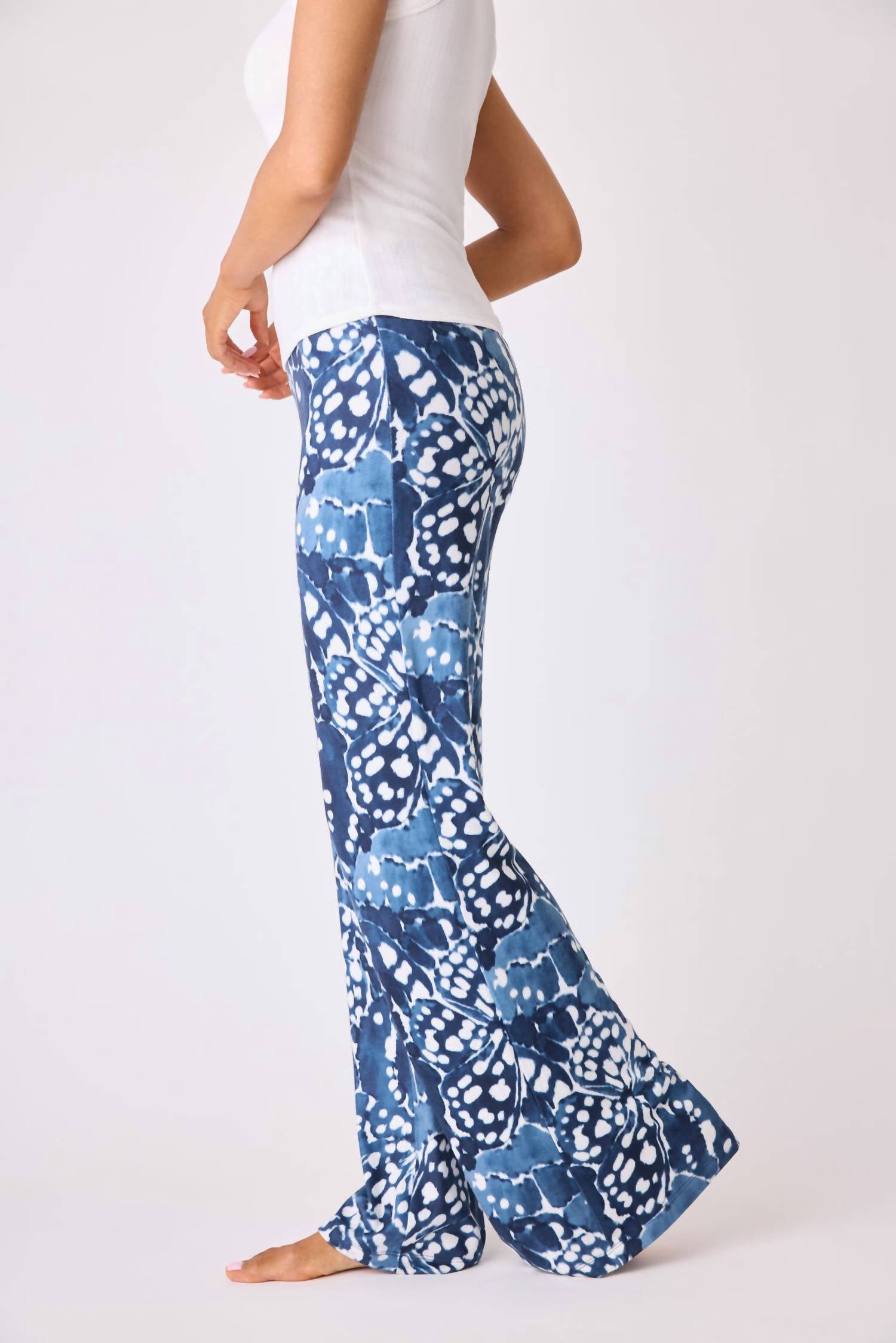 PJ Salvage Spread Your Wings Pants in navy blue - women's pants - view 5
