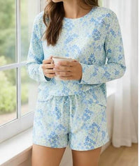 Mary Square - Pajama Shorts Set