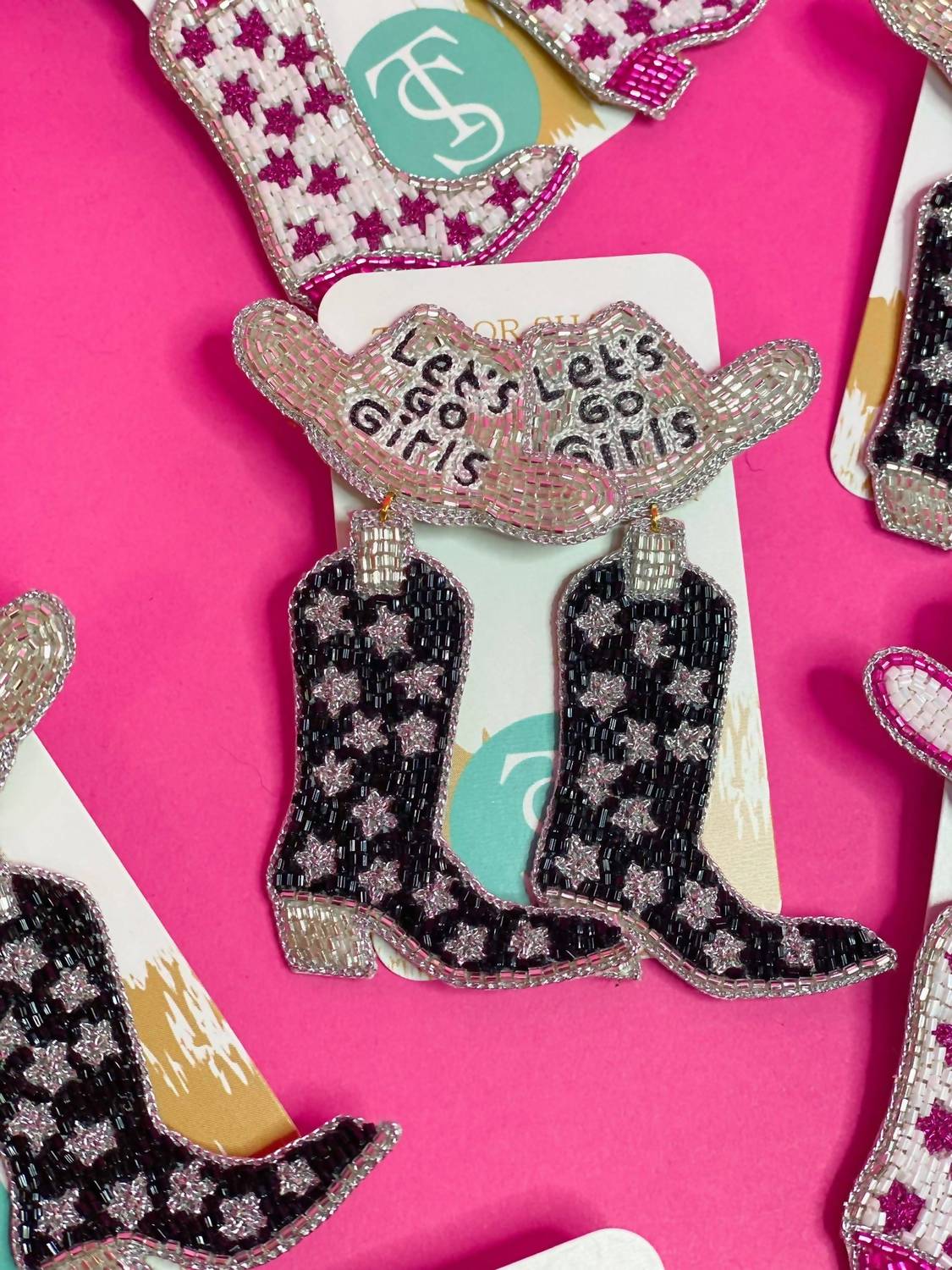 Taylor Shaye - Let’s Go Girls Beaded Boots