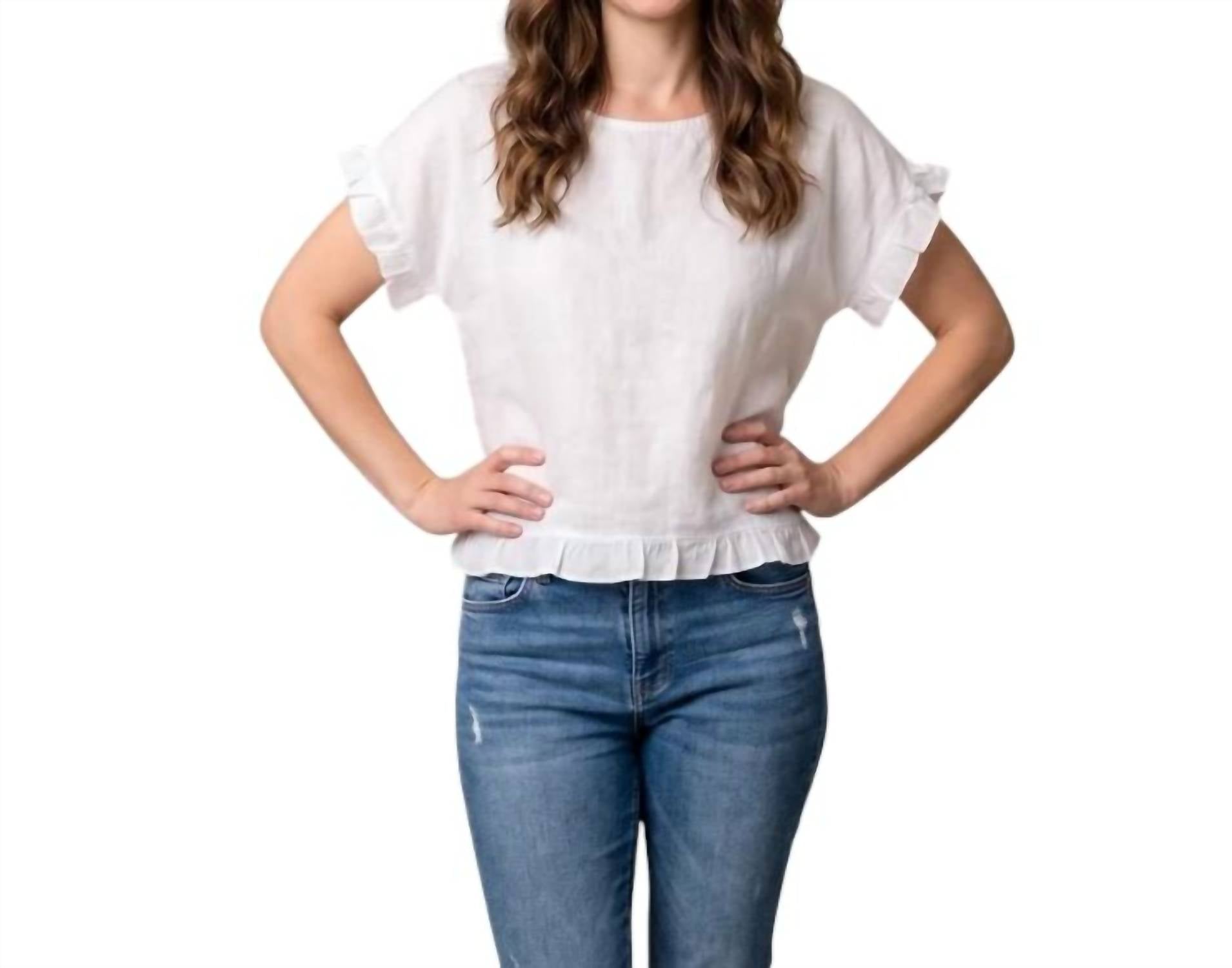 Elliott Lauren - At Ease Ruffle Sleeve Top