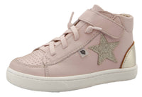 OLDSOLES Girl's 6104 Champster Sneakers in powder pink glam gold gold - kids' sneaker