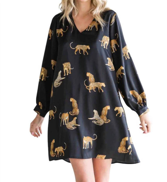 Jodifl - Cheetah Animal Print Dress
