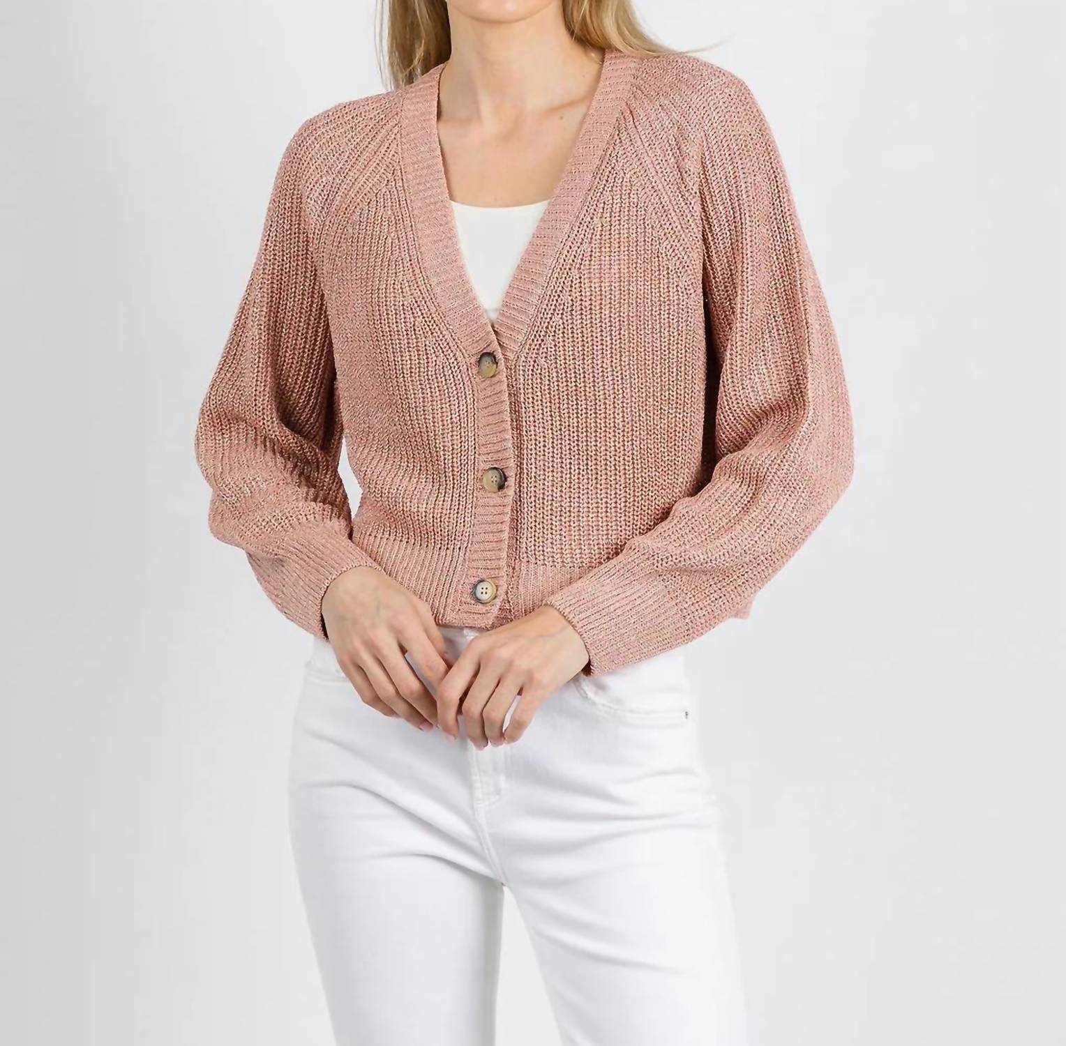 Oui - Sparkle Knit Cardigan