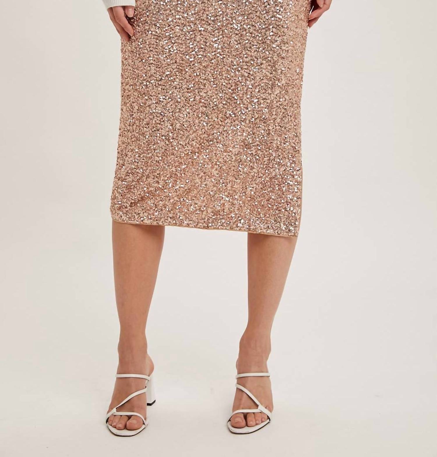 Bluivy - Sequin Midi Skirt