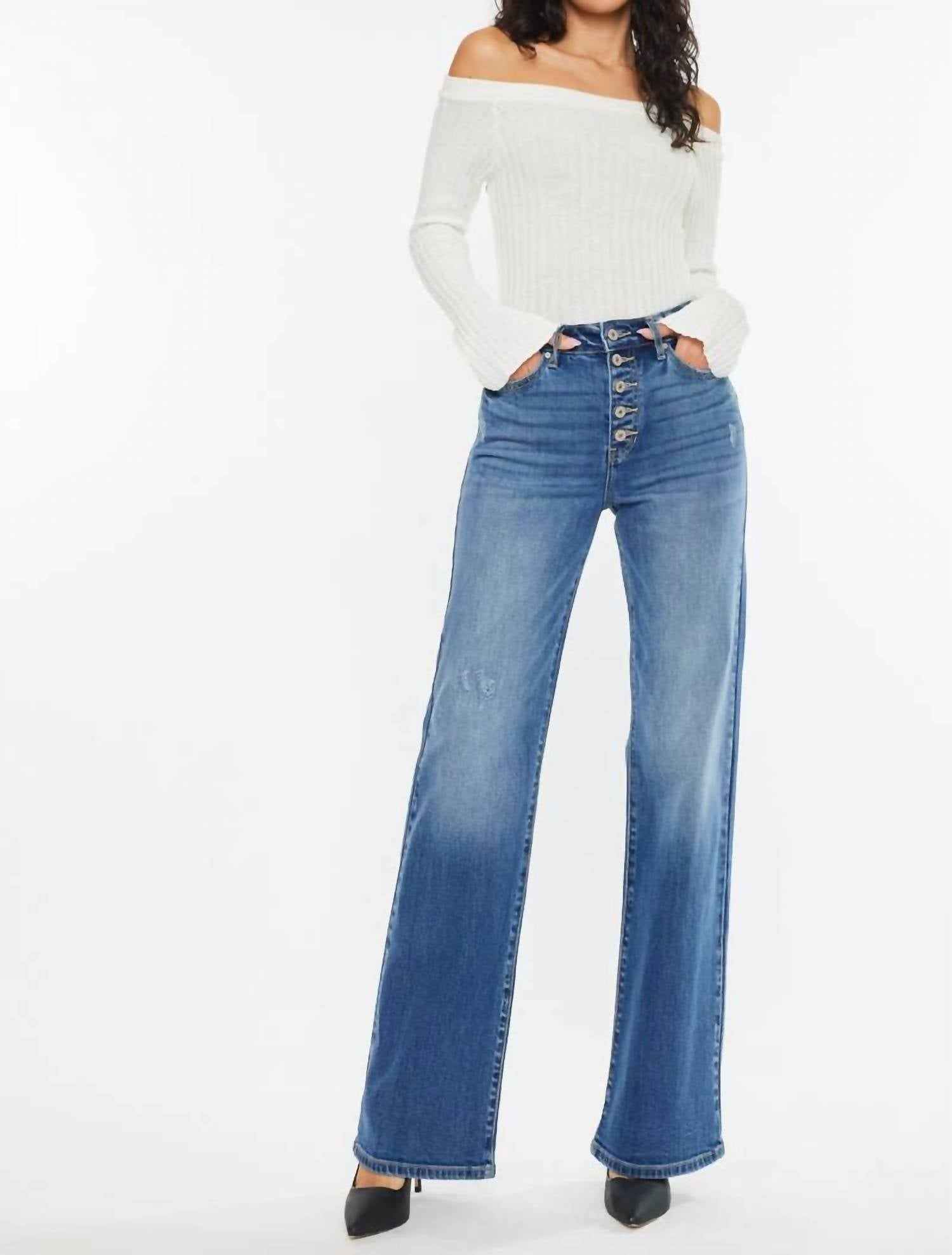 Kancan - Ultra High Rise 90s Flare Jeans