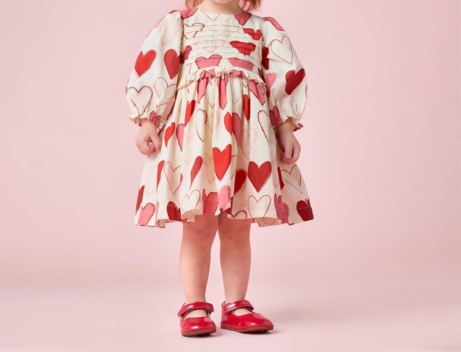 PINK CHICKEN Renee Dress Set in gradient hearts gradient hearts - item - detail view