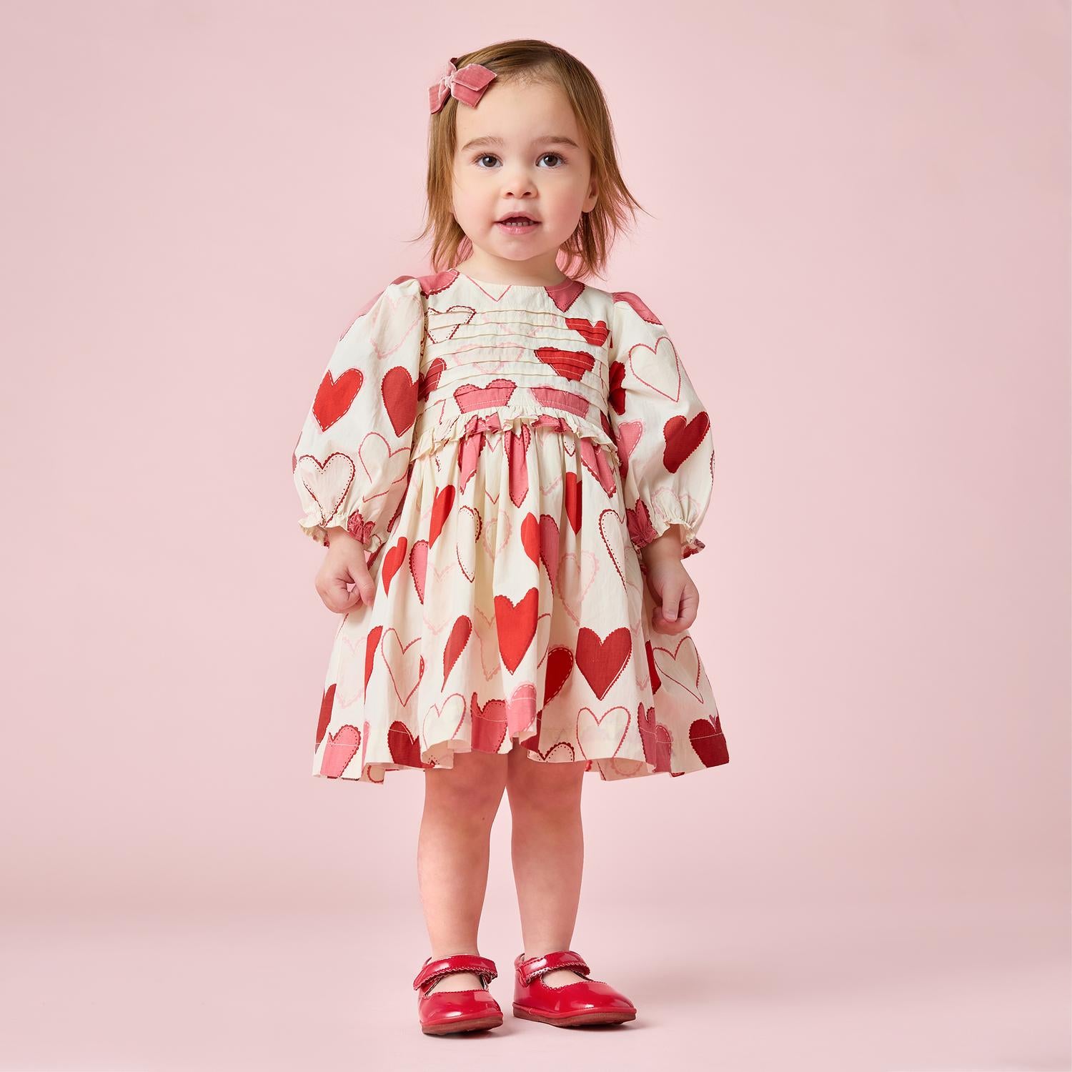 PINK CHICKEN Renee Dress Set in gradient hearts gradient hearts - item - alternate view