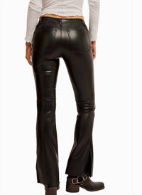 Free People - Level Up Vegan Flare Slit Pants