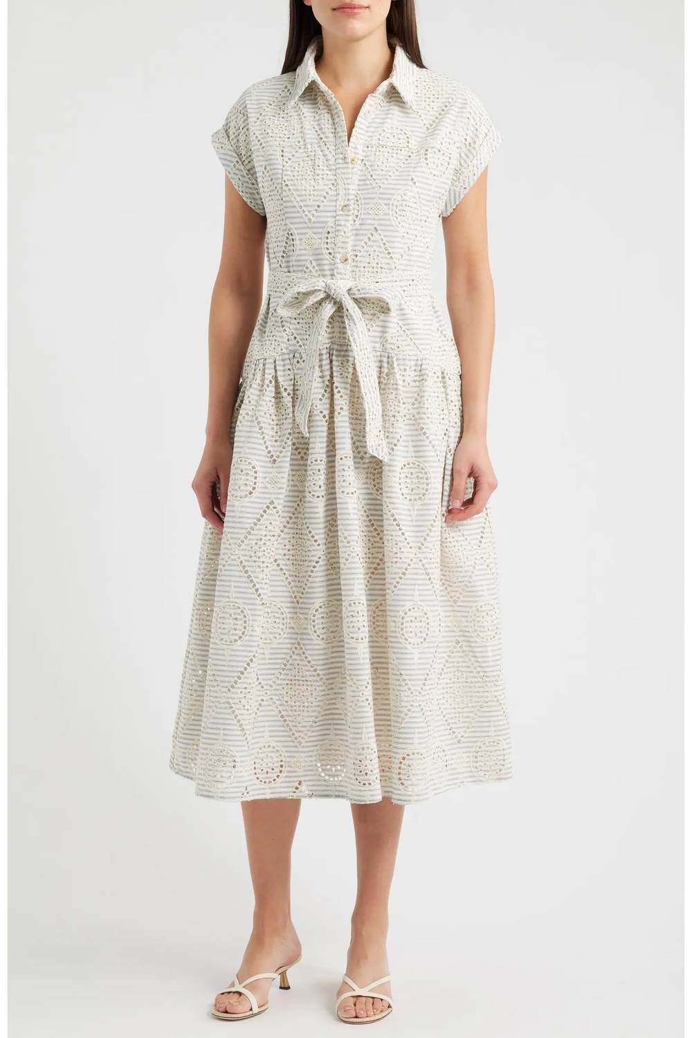 Zoe And Claire - ZENITH EYELETTE DRESS