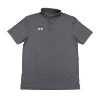 UNDER ARMOUR Men's Performance Team Polo T-shirt Top in stealth gray - men's shirt