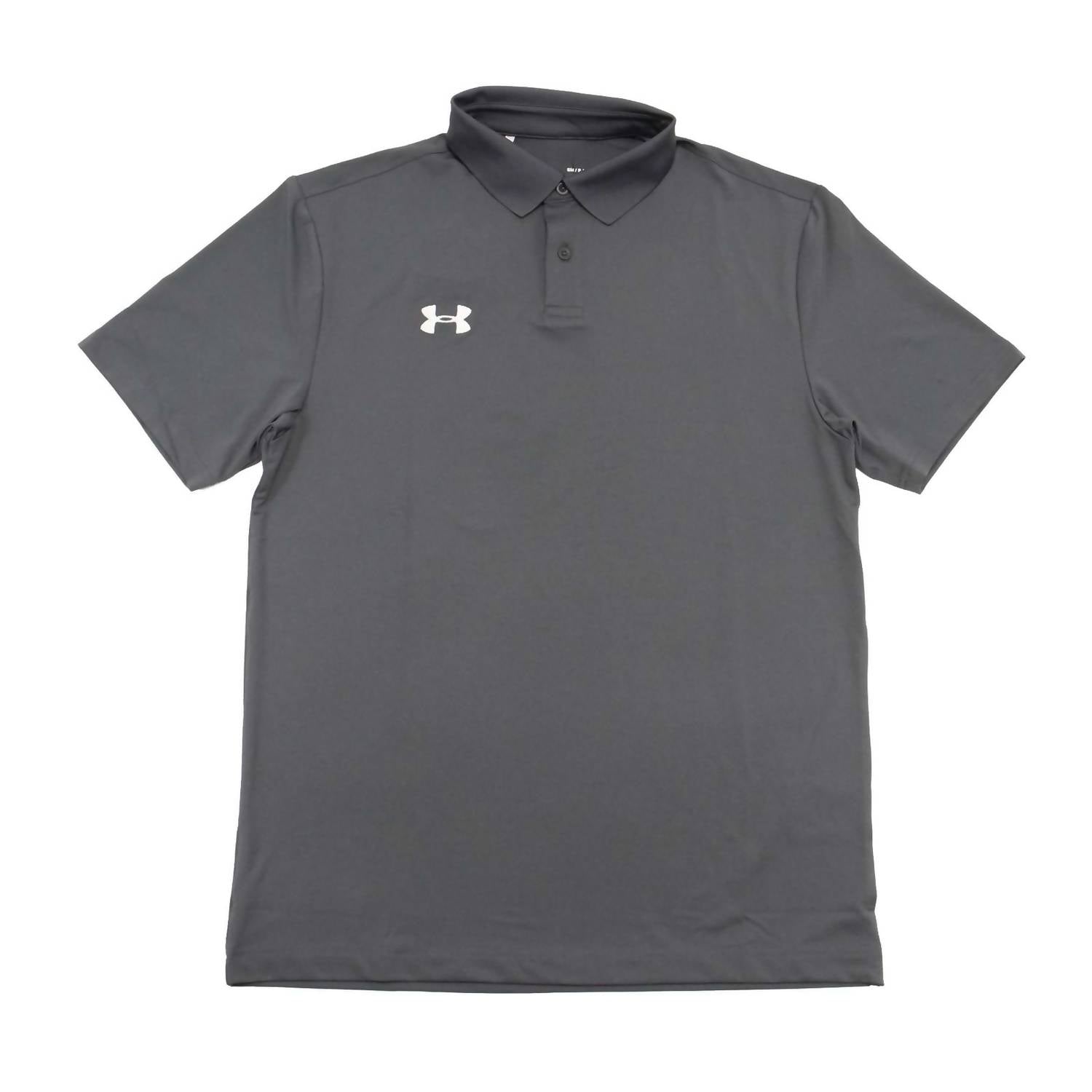 UNDER ARMOUR Men's Performance Team Polo T-shirt Top in stealth gray - men's shirt