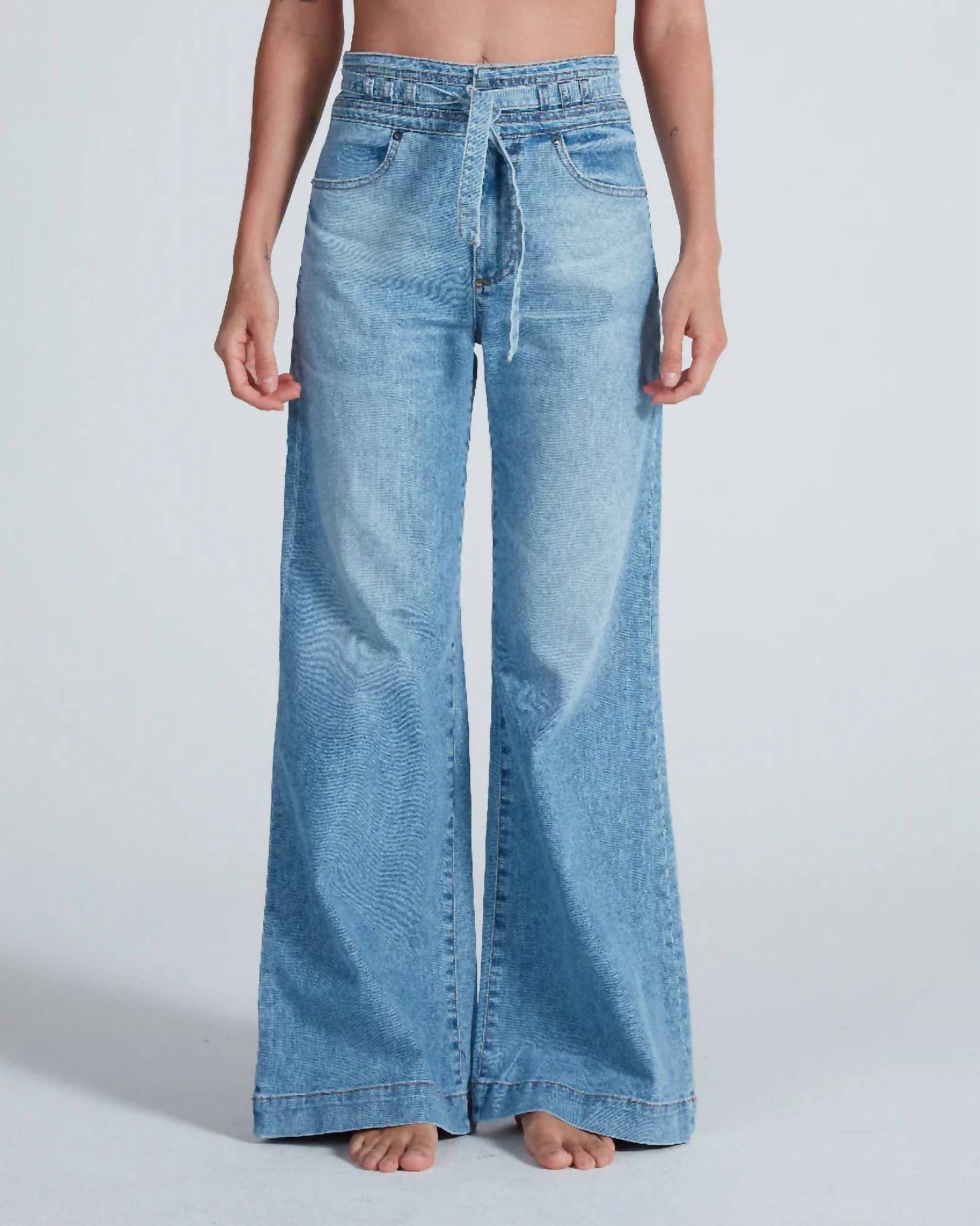 Askk Ny - Rio High Rise Wide Leg Jean
