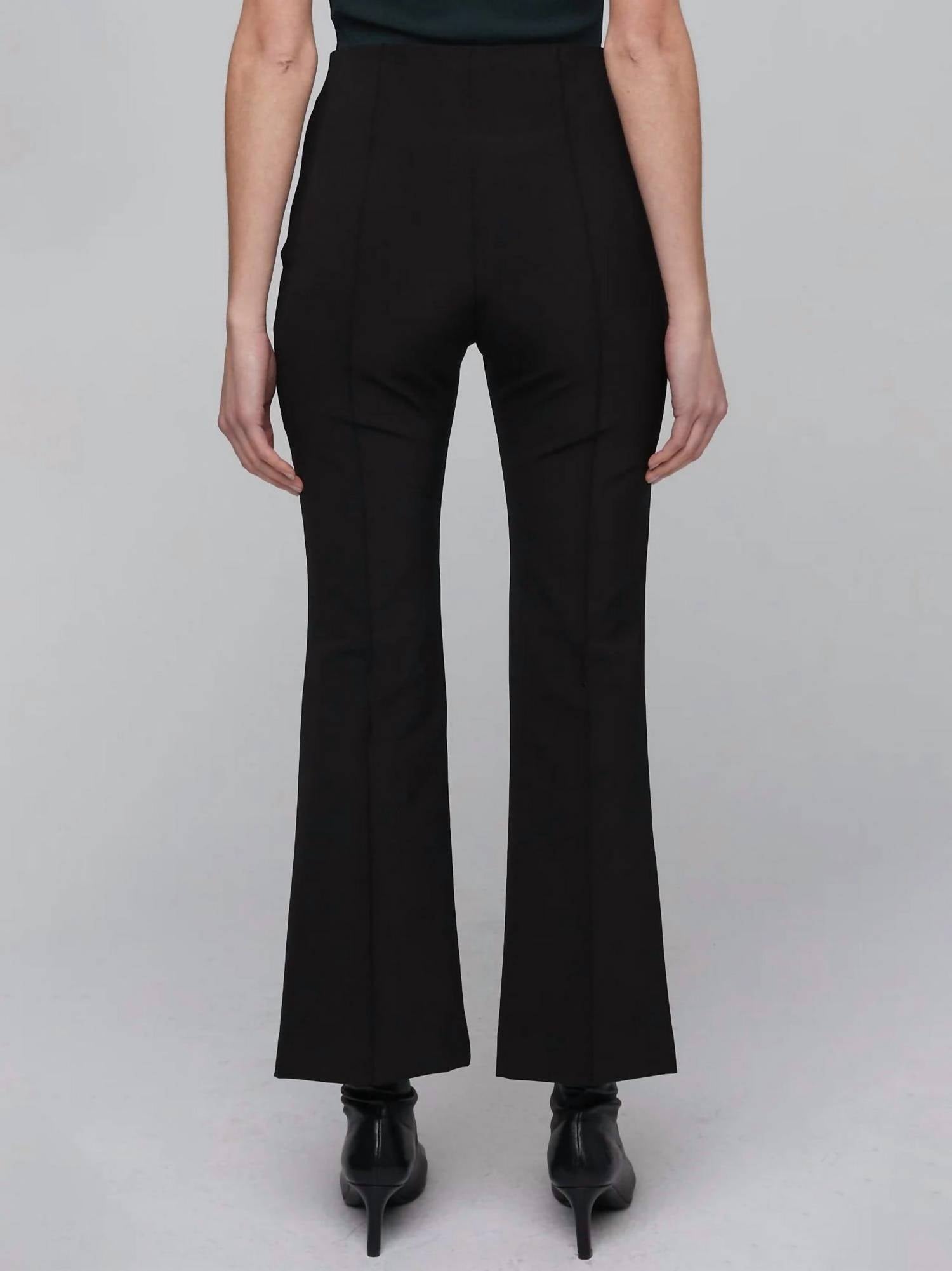 A.L.C. Jalen Cropped Flare Pants in black - women's pants - detail view