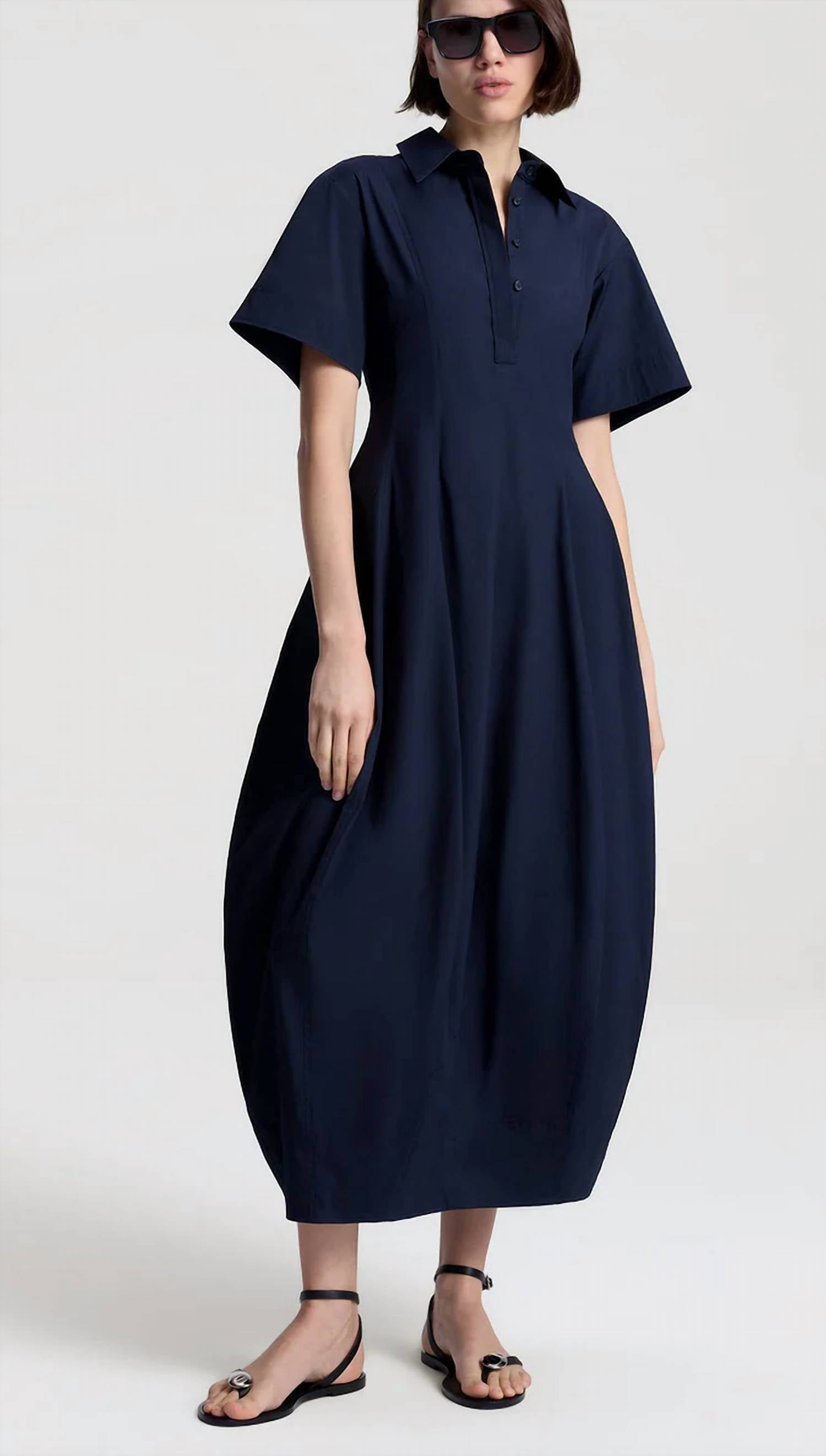 A.L.C. - Della Stretch Cotton Midi Dress