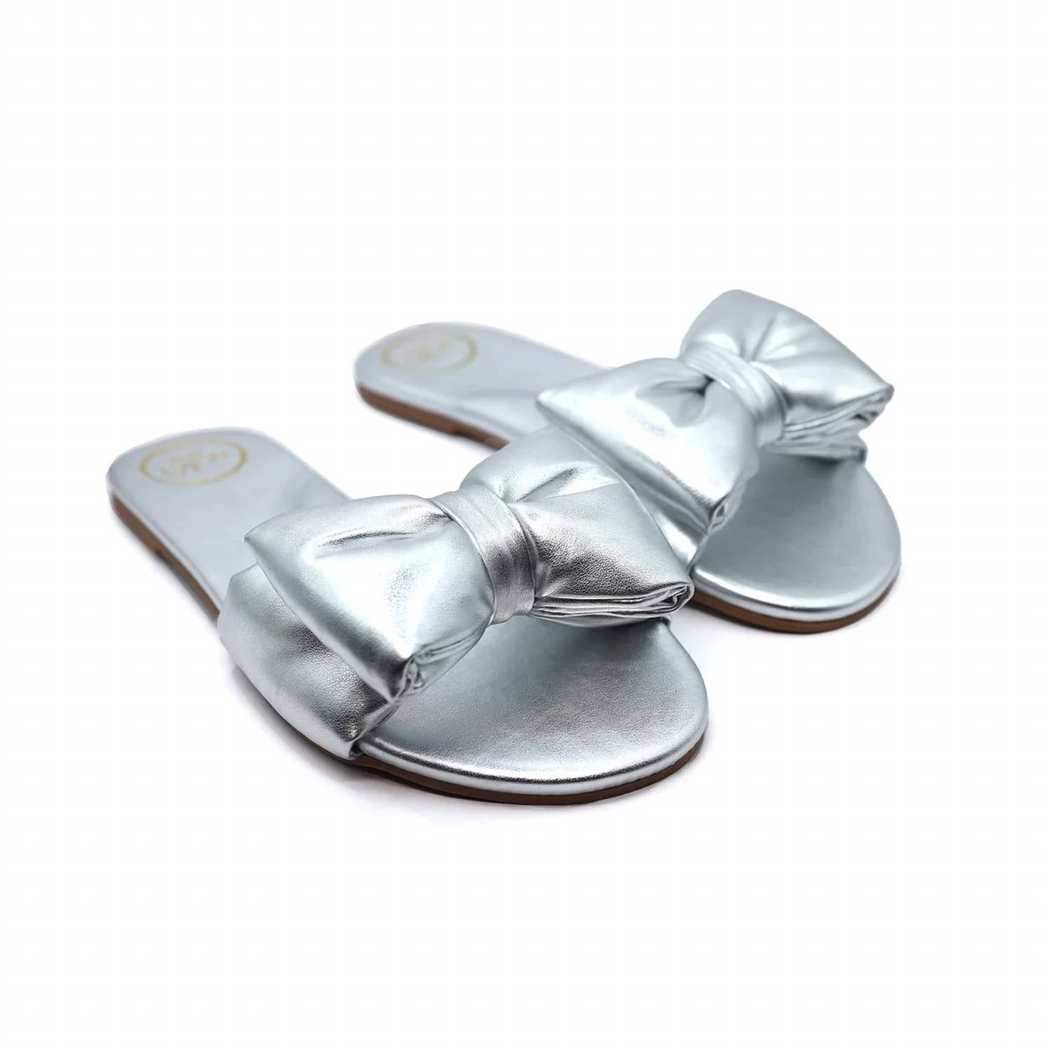 Solei Sea - Women's Rafie Bow Slide Sandals