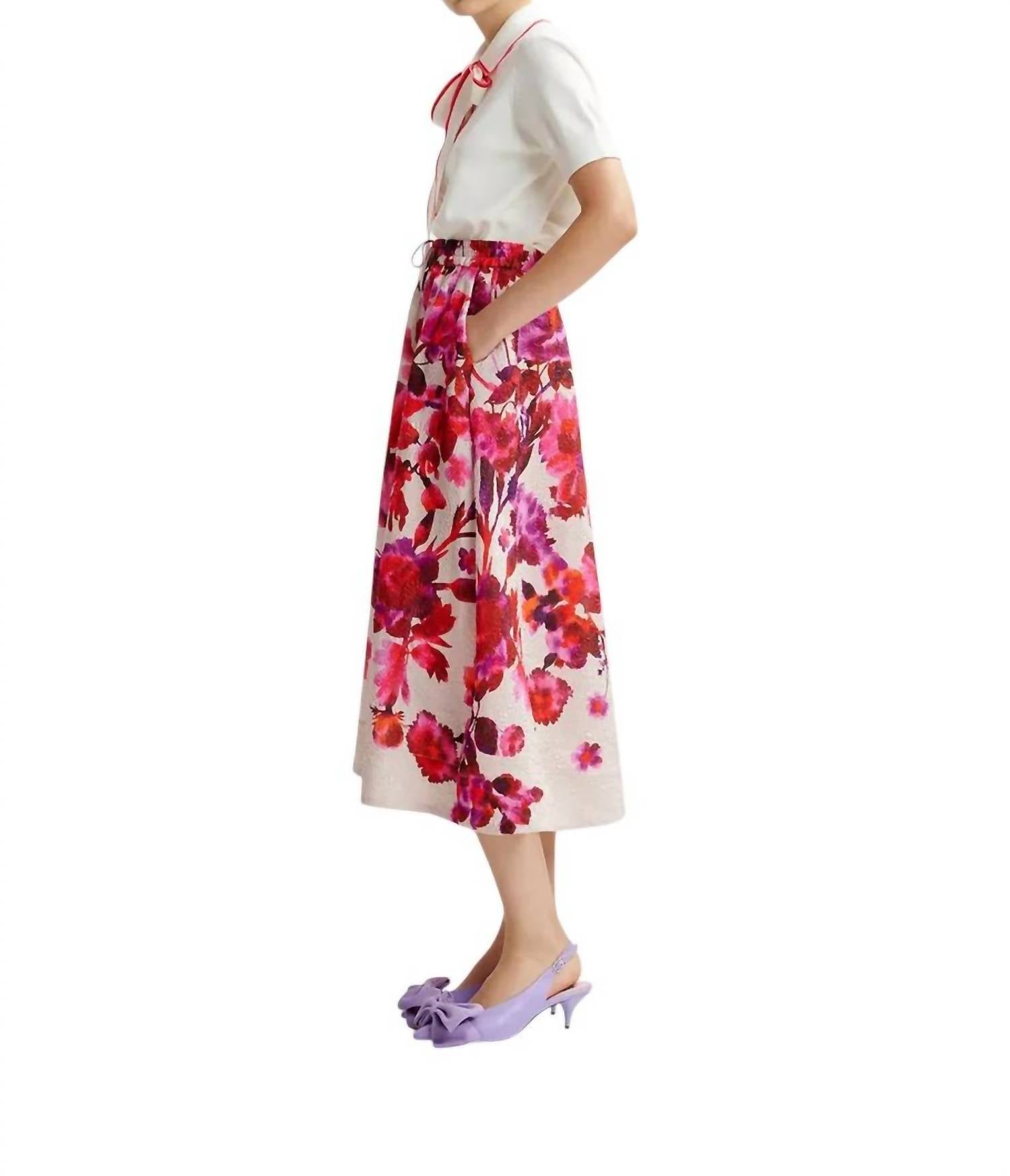 Essentiel Antwerp - Polo With Self-tie Fabric Scarf Top