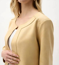 Joseph Ribkoff - Foiled Scuba Suede Jacket