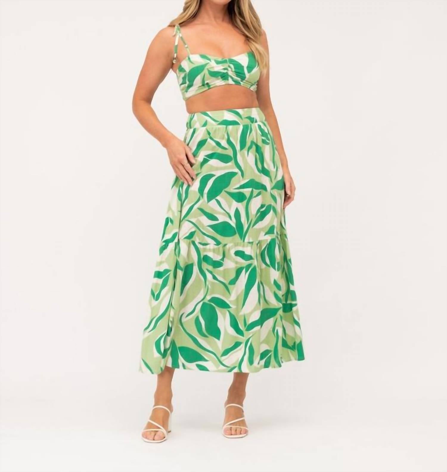 Global Fashion House - Dominique High Waist Maxi Skirt