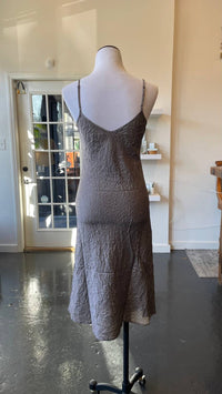Brazeau Tricot - Women's Wrinkle Slip Midi Dress