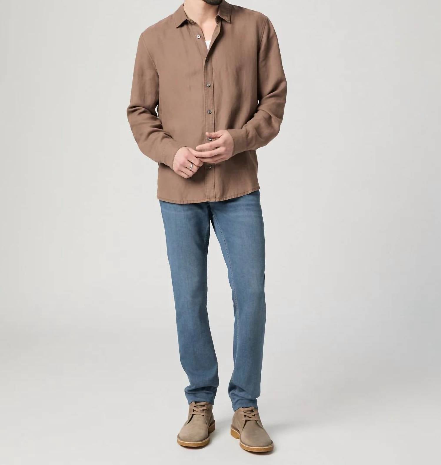 Paige - Transcend Federal Slim Straight Jean