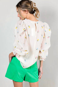 Vine & Love - Spring Floral Blouse Top