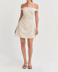 Crescent - The Newport Linen Mini Dress
