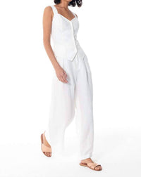 Young Fabulous & Broke - Stayley Button Front Top