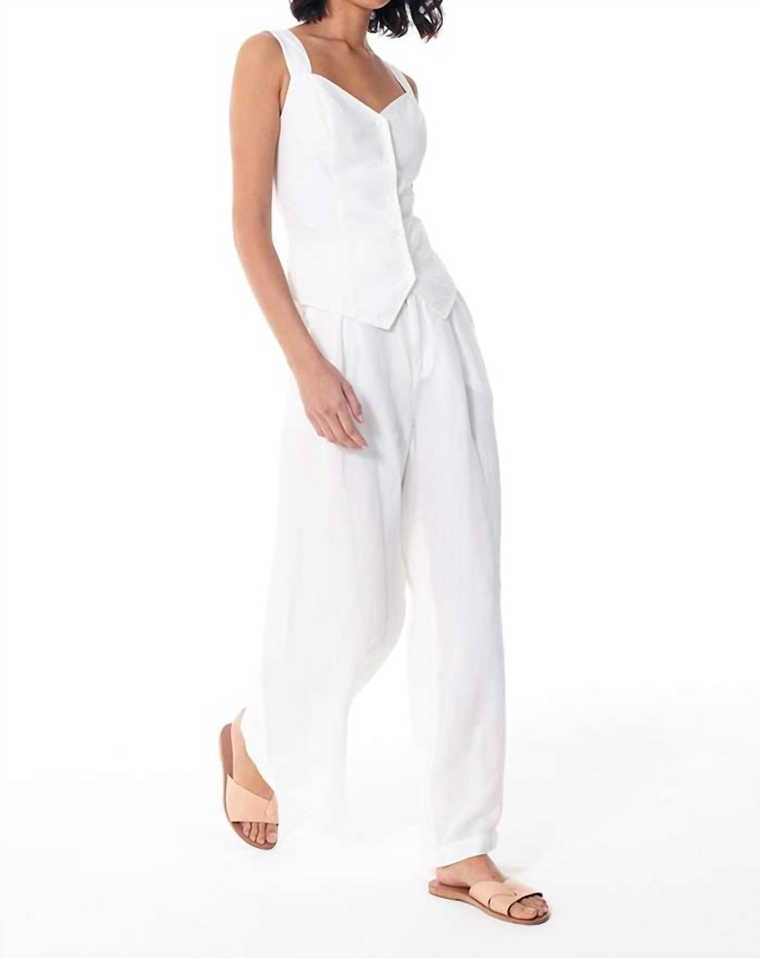 Young Fabulous & Broke - Stayley Button Front Top