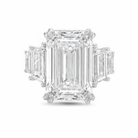 Diana M Jewels - Women's Emerald Lab-Grown Diamond Fashion Ring (20.00 Ct) - Signature
