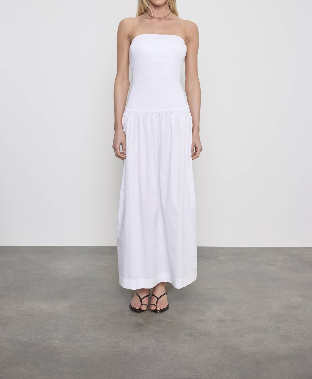 Enza Costa - COTTON BANDEAU DRESS