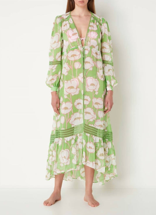 Elisia Floral Maxi Cover Up