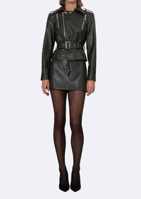 Nonchalant Label - Reed Faux Leather Biker Jacket