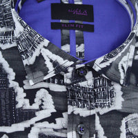 Eight X - Historical Monuments Button Down Shirt