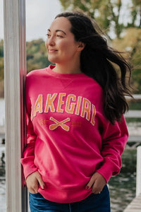 Lakegirl - Sanded Fleece Crewneck Sweatshirt