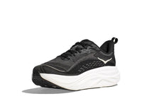 Hoka Men's Skyflow Shoe in black white - men's shoe - detail view