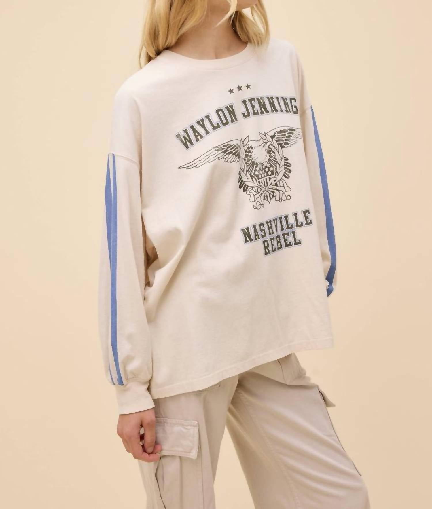 Daydreamer - Waylon Jennings Nashville Rebel Long Sleeve Tee