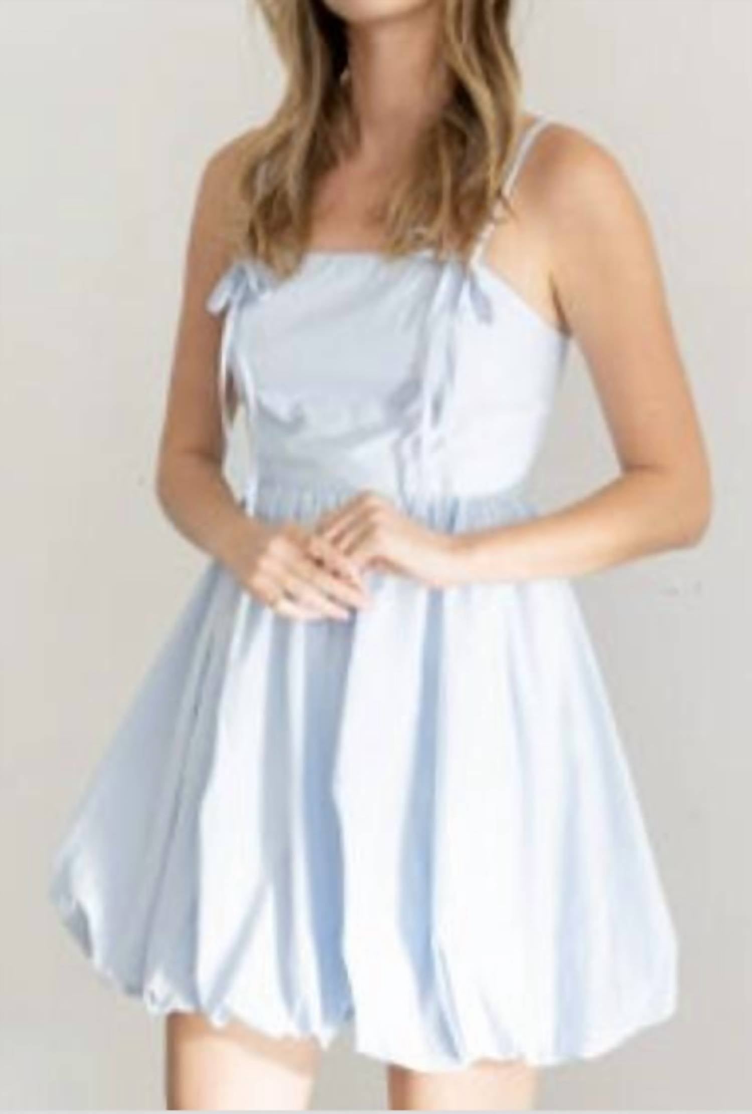 Heyson - Bubble Hem Mini Dress