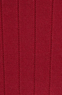 L'Agence Square Neck Knit Dress in merlot - women's dress - view 4