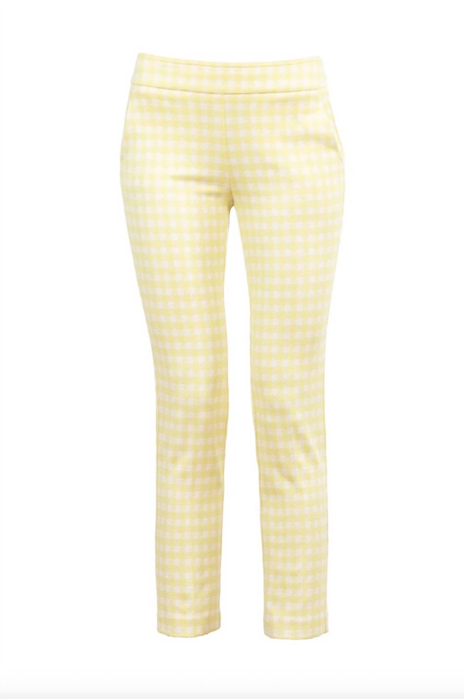 Avenue Montaigne - Lulu Straight Cropped Pant