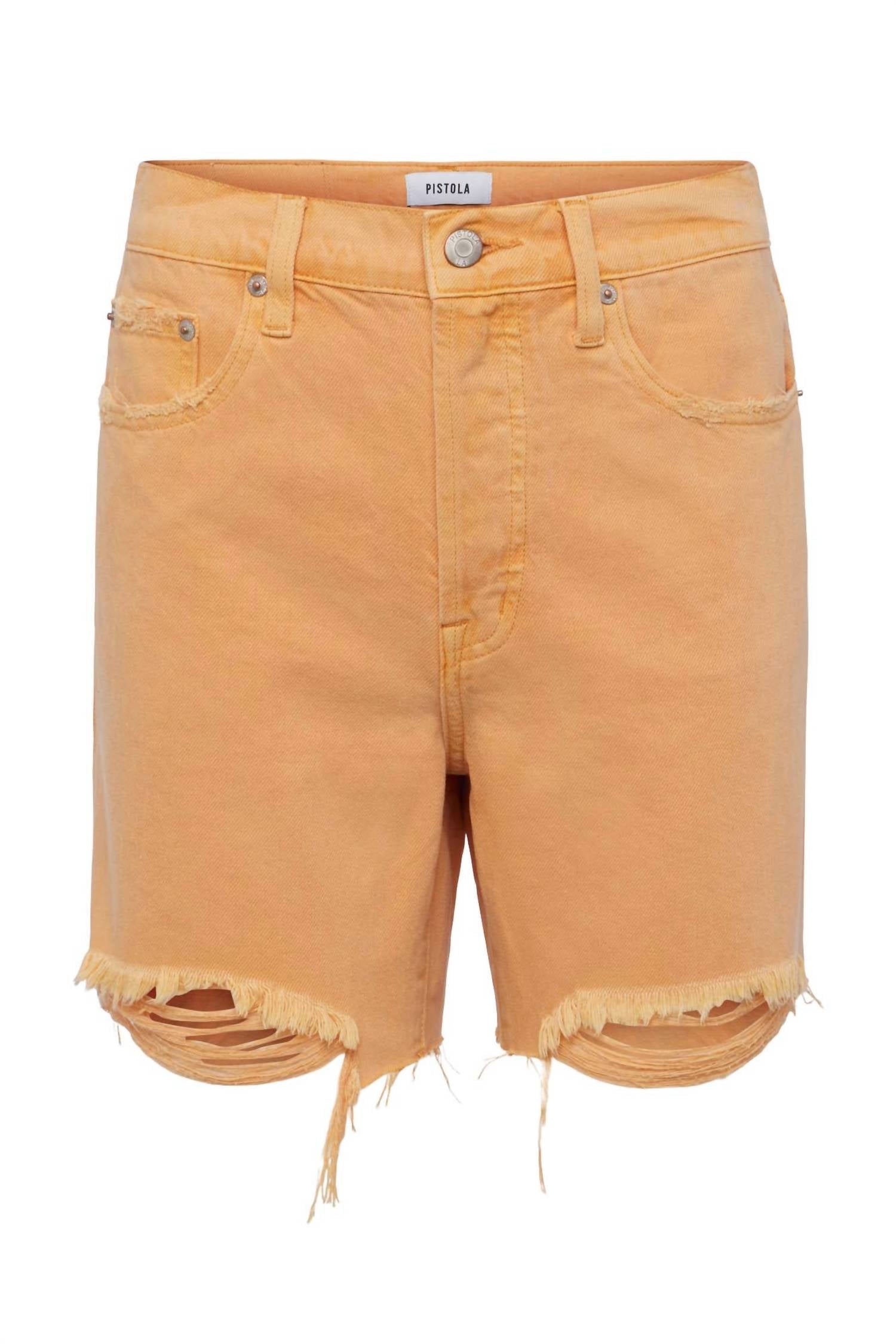 DEVIN HIGH RISE MOM CUT OFF SHORTS