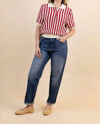 Polagram - Melina Stripe Knit Top