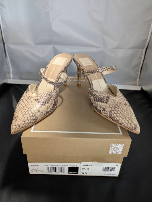 Dolce Vita - WOMEN'S KANIKA EMBOSSED LEATHER SANDAL