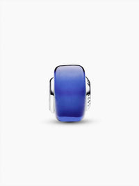 Pandora Women's Mini Murano Glass Charm in blue - women's jewelry - detail view